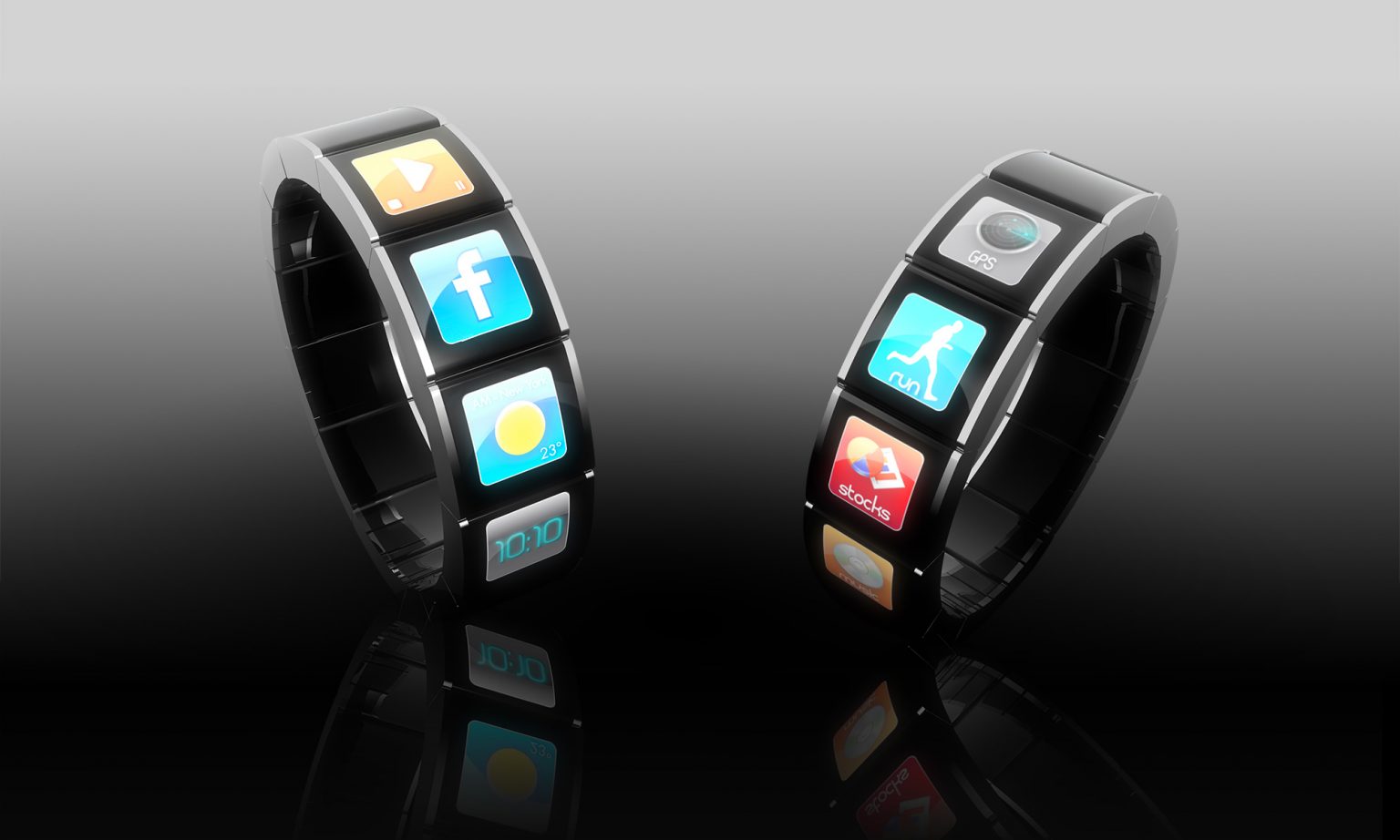 Купить электронные подарки. Плеер браслет Creative Nano. Крутые гаджеты. Наручные часы будущего. Умные часы будущего.